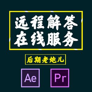 ae/pr问题解决技术服务疑难解答软件模版插件使用视频定制服务